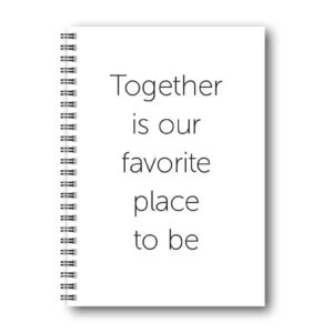 Skrivbok Citat Together