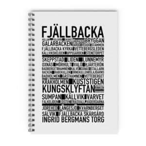 Skrivbok Fjällbacka