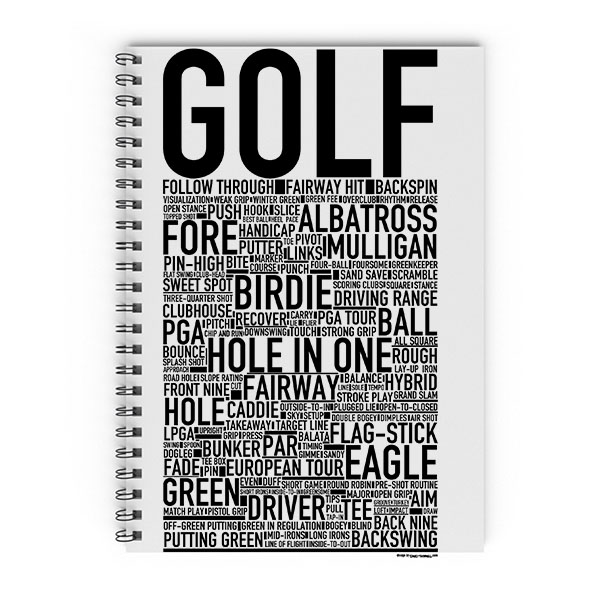 Skrivbok Golf