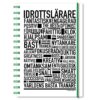 Personlig almanacka Idrottslärare Wallstars