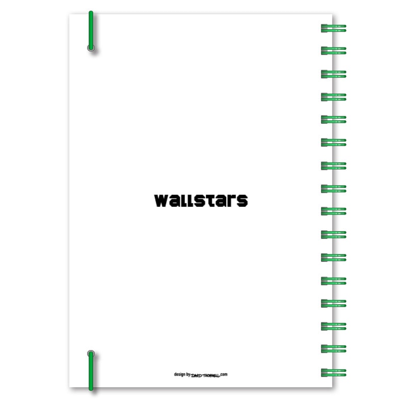 Personlig almanacka Idrottslärare Wallstars baksida