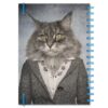Personlig almanacka Vintage katt baksida