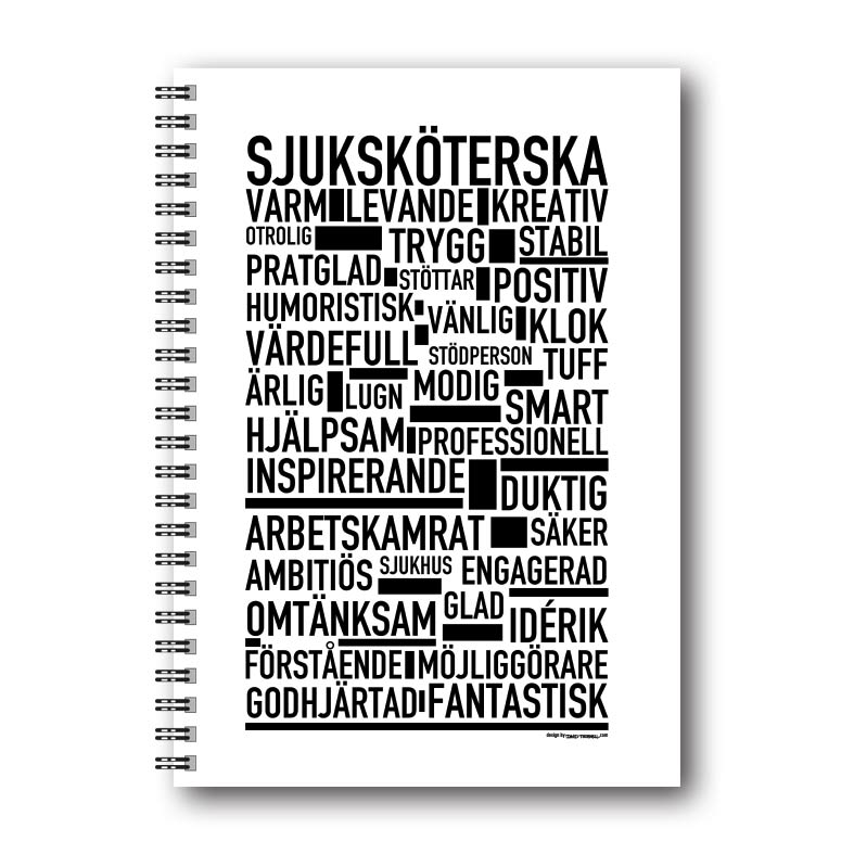 Skrivbok Sjuksköterska