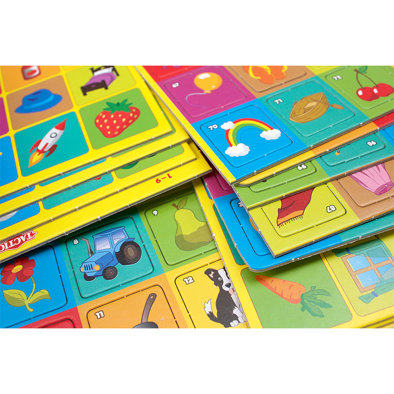 Barnspel Bild lotto brickor