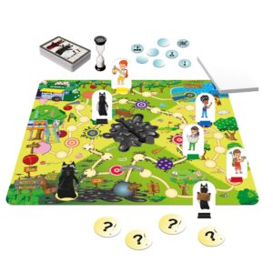 Barnspel Sommarskuggan spelplan