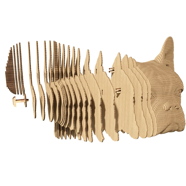 3D Pussel Skulptur Bulldog 2