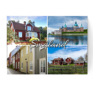 Vykort Småland Kollage