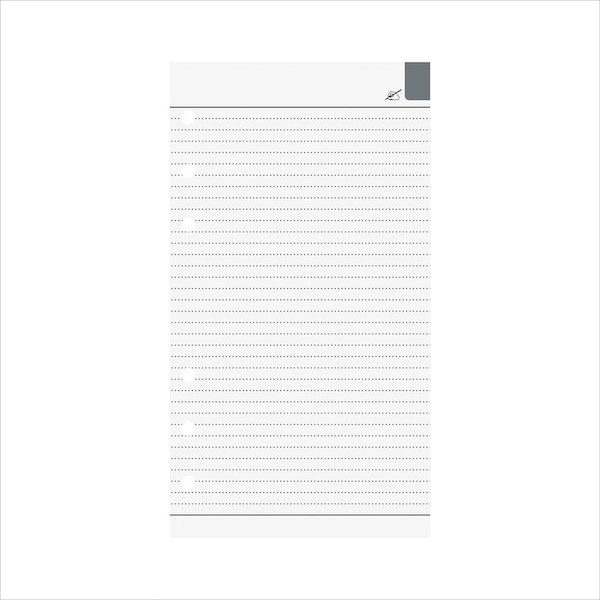 Systemkalender Aplan Diary Blankettsats innehåll 4