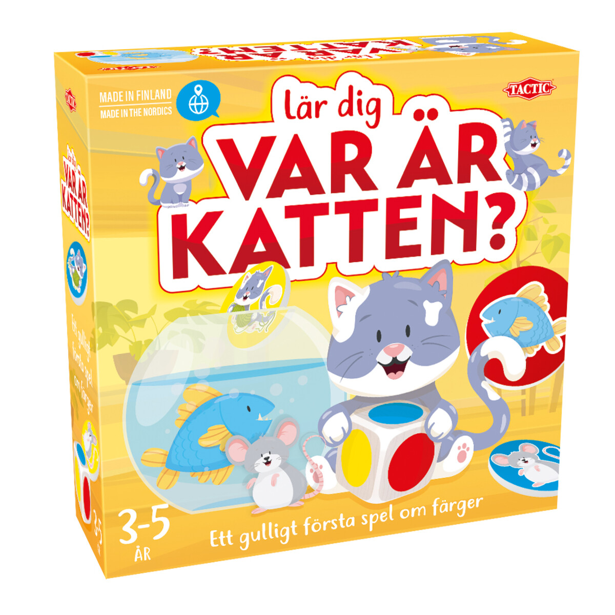 Barnspel Lär dig Var är katten Barnspel Lär dig Var är katten