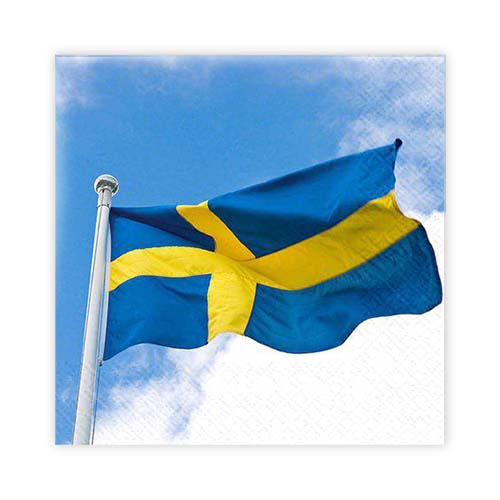 KAFFESERVETT 20P FLAGGSTÅNG