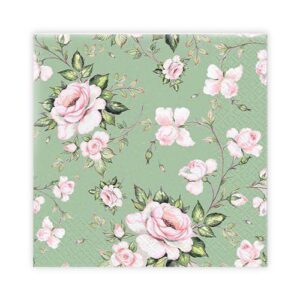 KAFFESERVETT 20P ROSA ROSOR