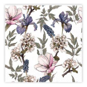 MATSERVETTER 20P BLOMMOR PASTELL