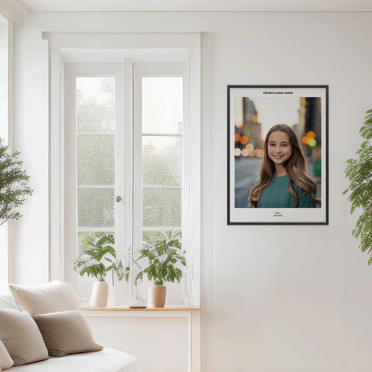 Fotoposter Dotter 4 Vägg 2