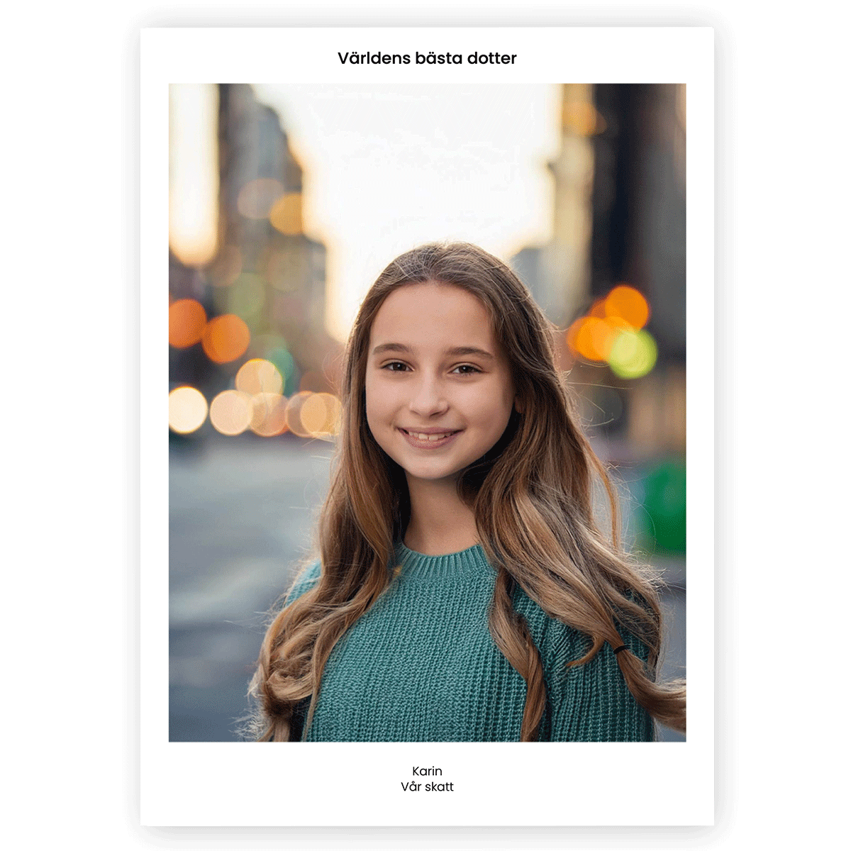 Fotoposter Dotter 4 utan ram