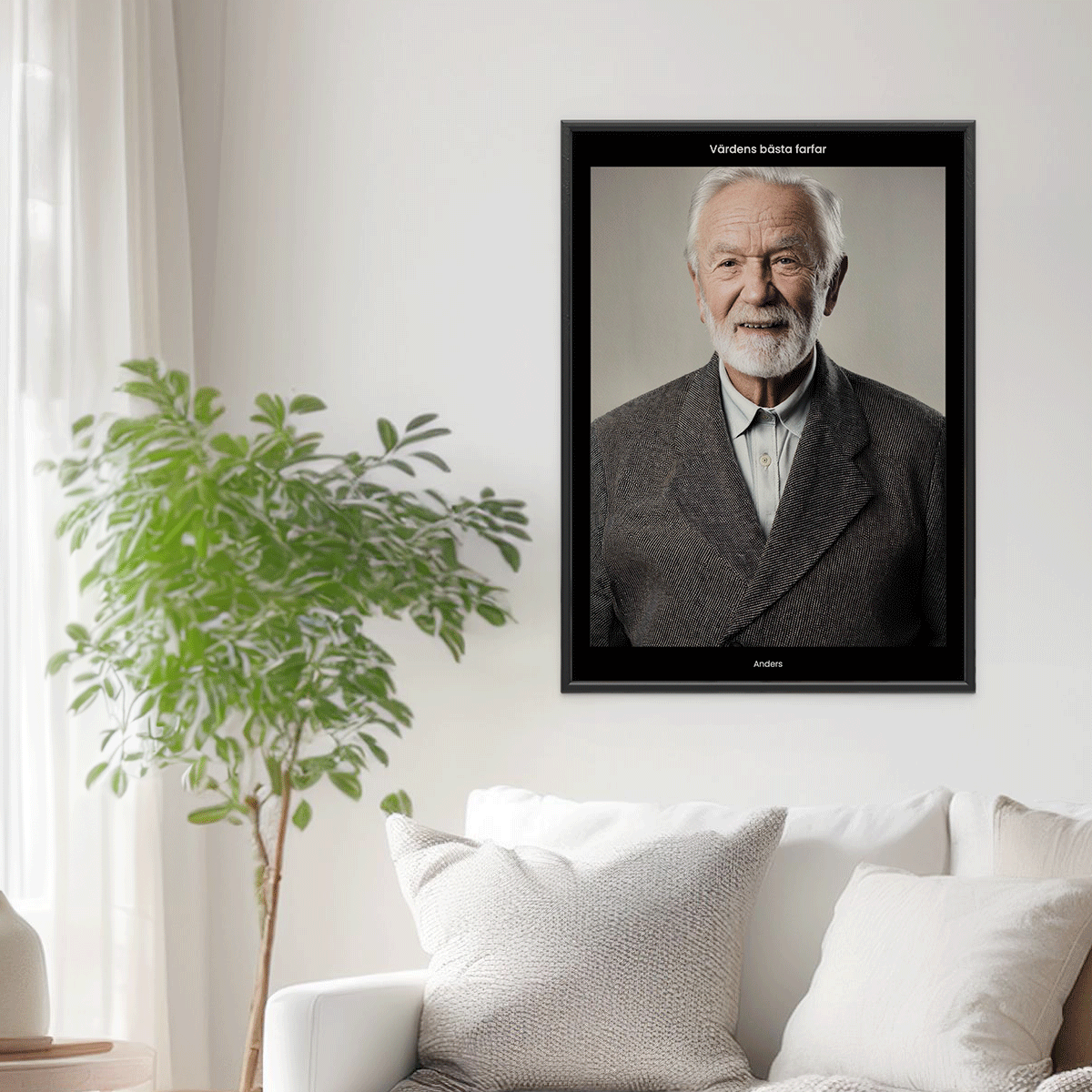 Fotoposter Farfar 2 Vägg 1