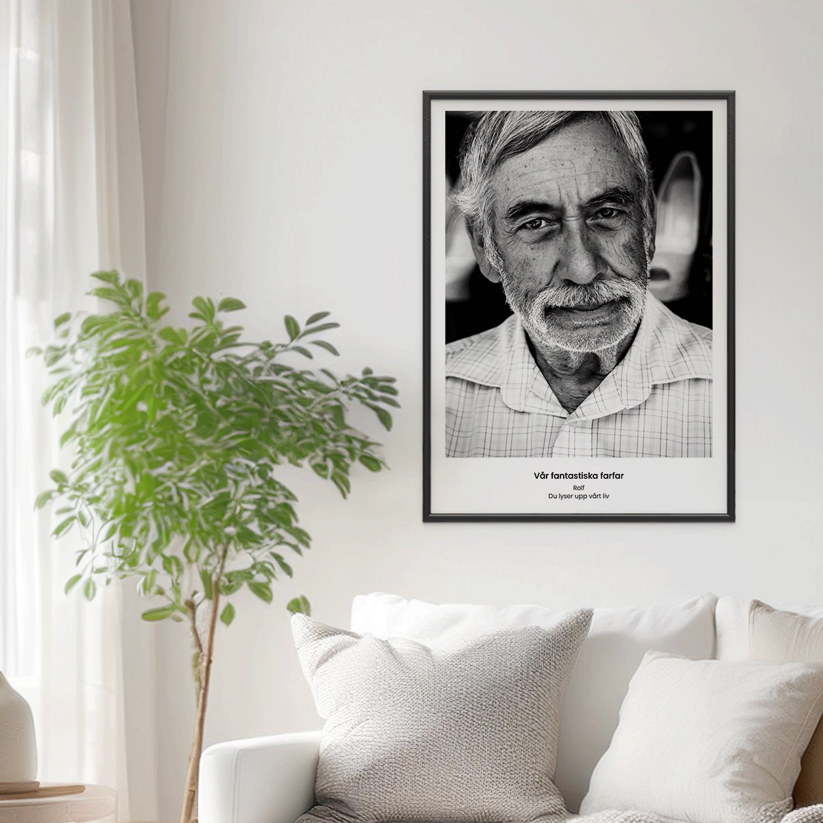 Fotoposter Farfar 3 Vägg 1