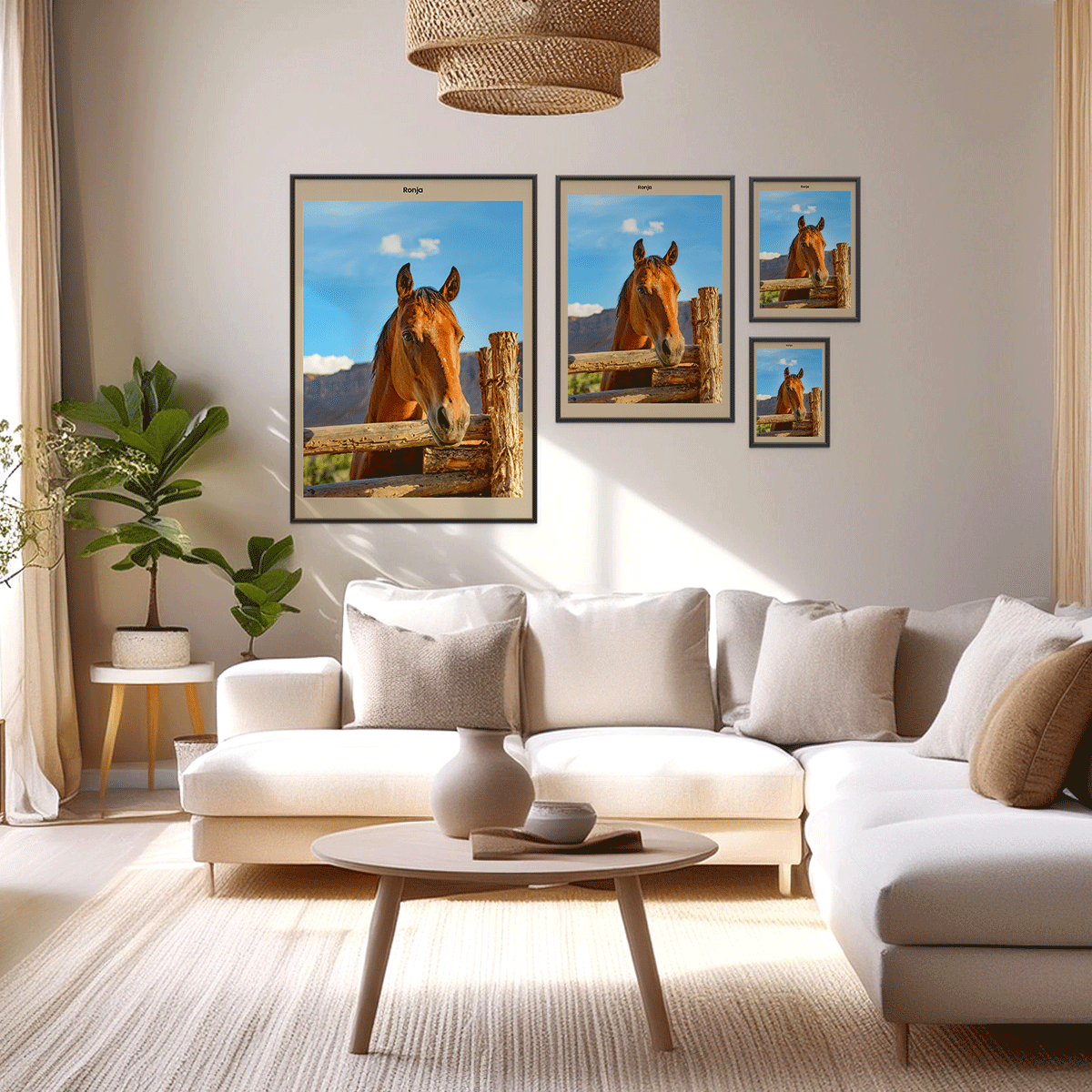 Fotoposter Häst 4 Format