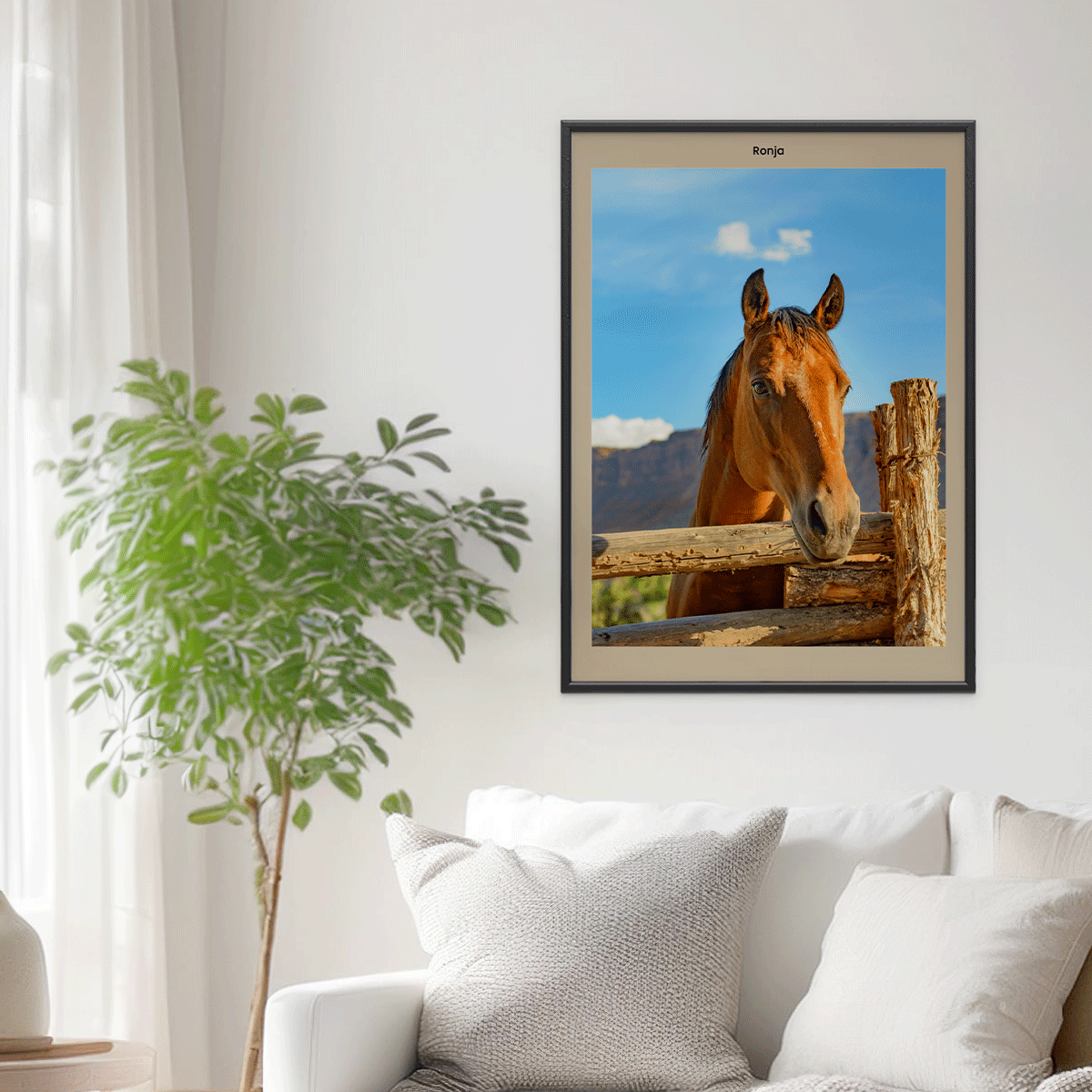 Fotoposter Häst 4 Vägg 2