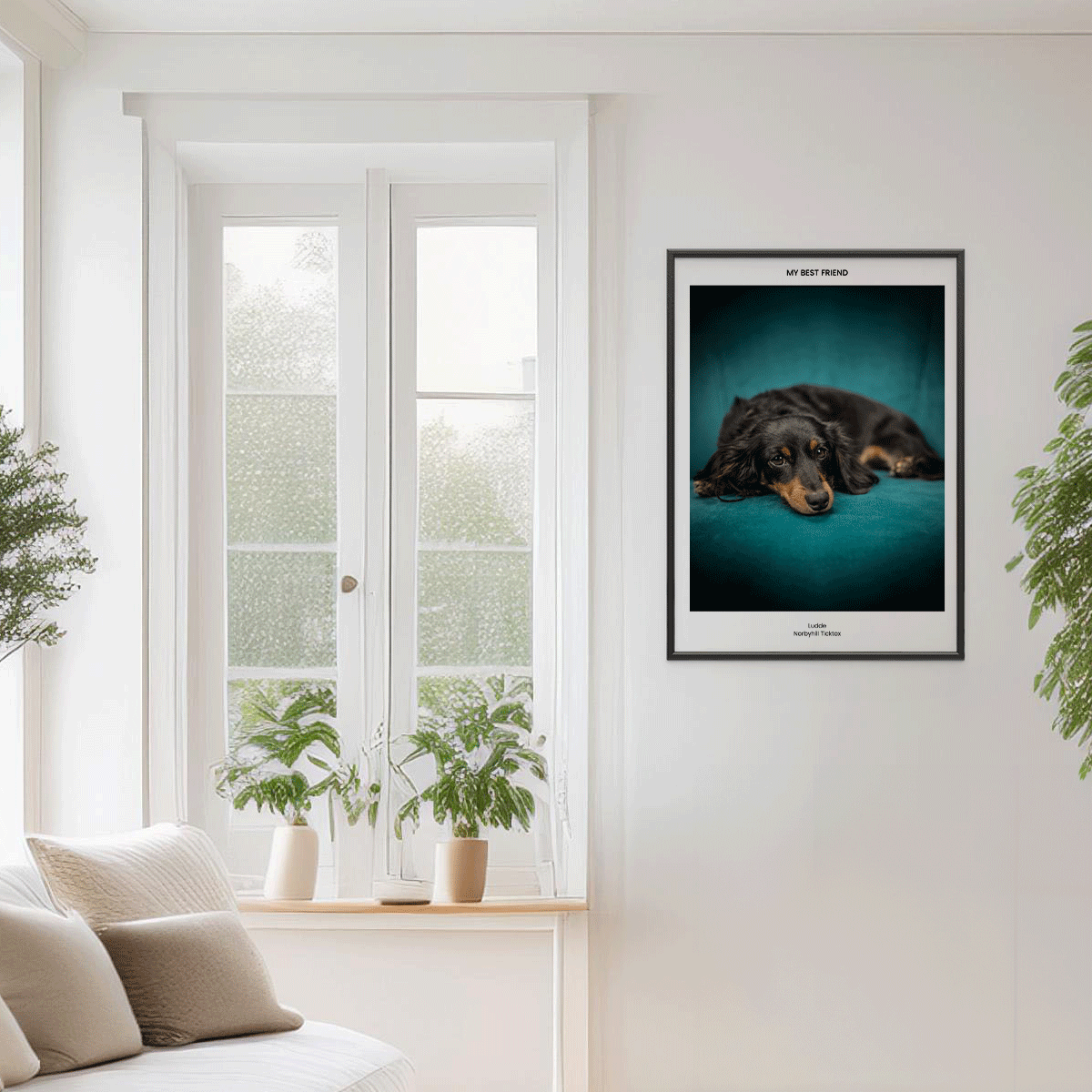 Fotoposter Hund 2 Vägg