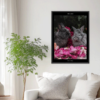 Fotoposter Kanin 4 Vägg 2
