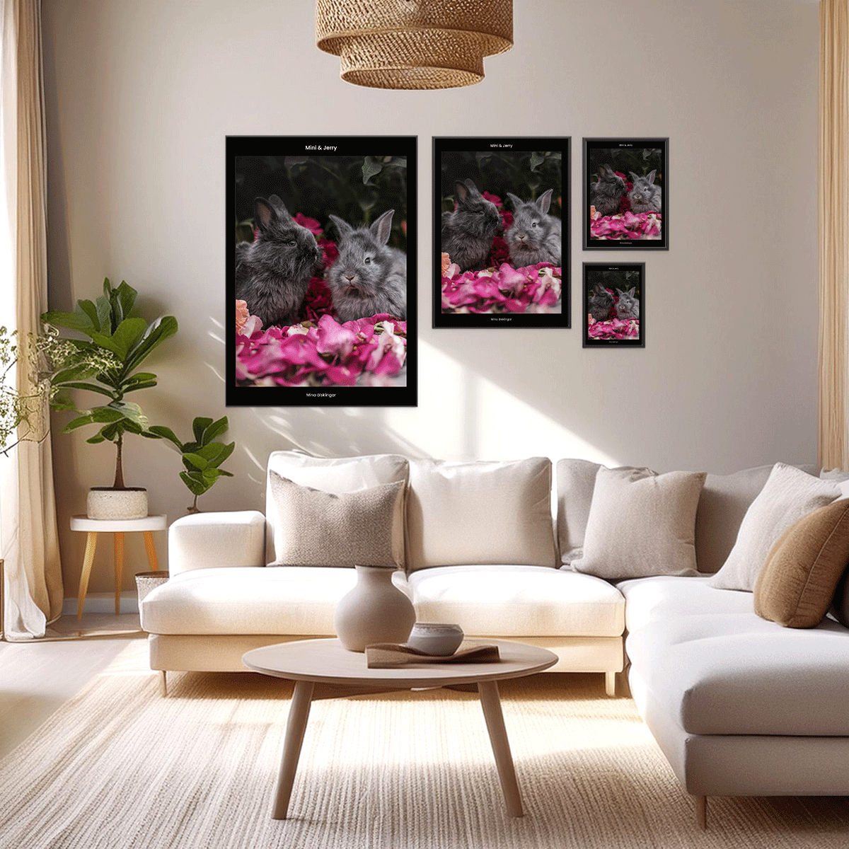 Fotoposter Kanin 4 format