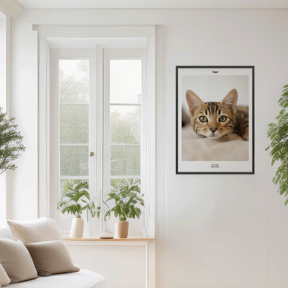 Fotoposter Katt 4 Vägg 2