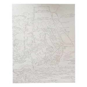 Paint by numbers Segelbåt 40x50 2