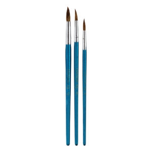 Penselset spetsiga 3 storlekar 2