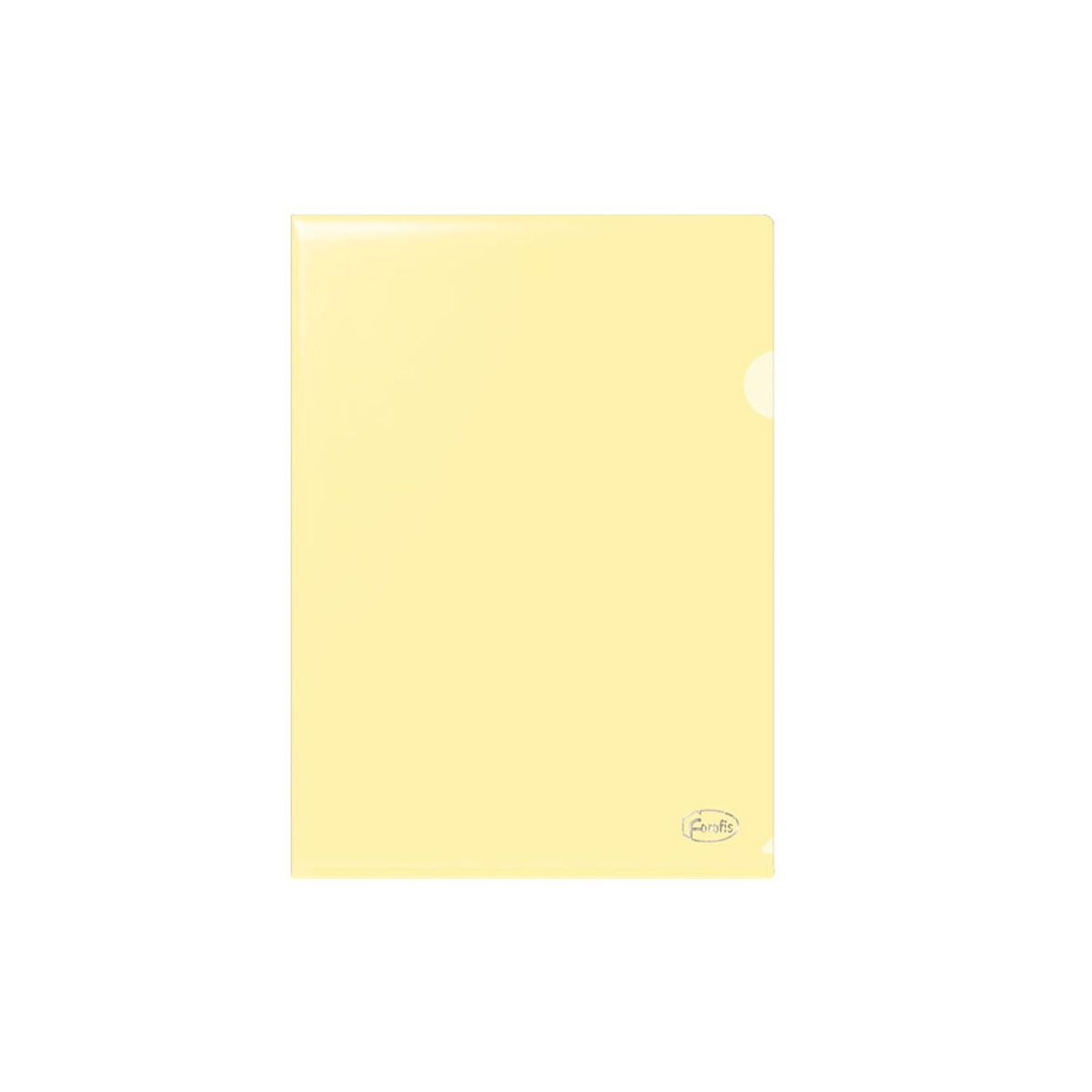 Plastmapp A4 gul