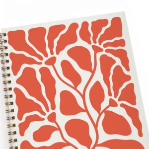 Anteckningsbok A5 Blom Orange 2