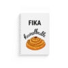 Anteckningsbok A5 Fika Kanelbulle