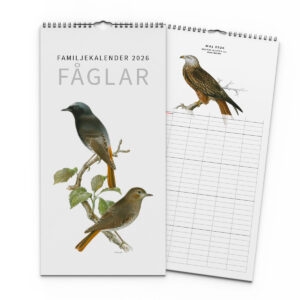 Familjekalender Fåglar 2026