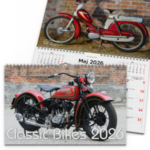 Väggkalender Classic Bikes 2026