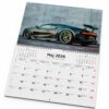 Väggkalender Supercars 2026 uppslag