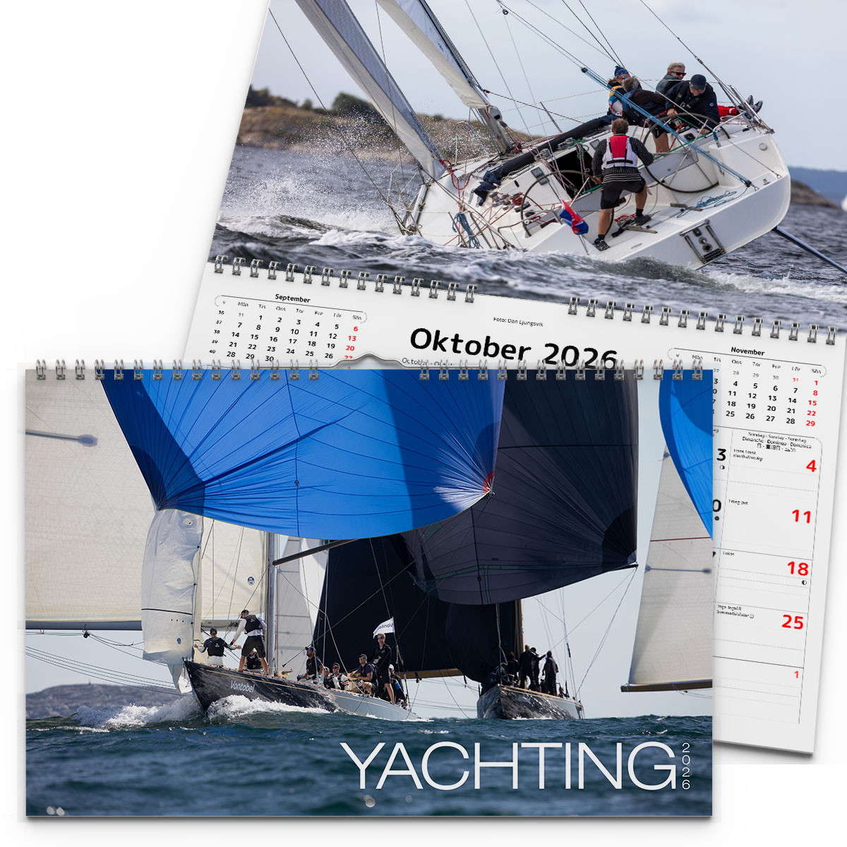 Väggkalender Yachting 2026