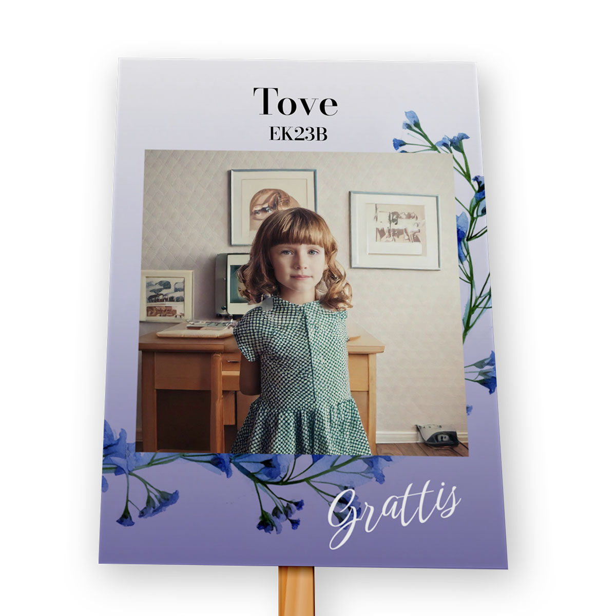 Studentplakat Pretty Blossom Lila 2