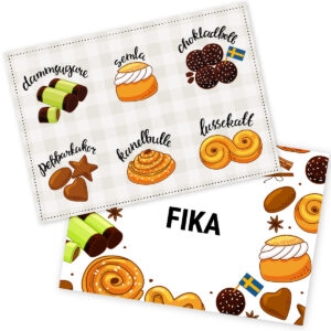 Bordstablett Fika