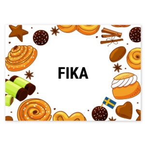 Bordstablett Fika