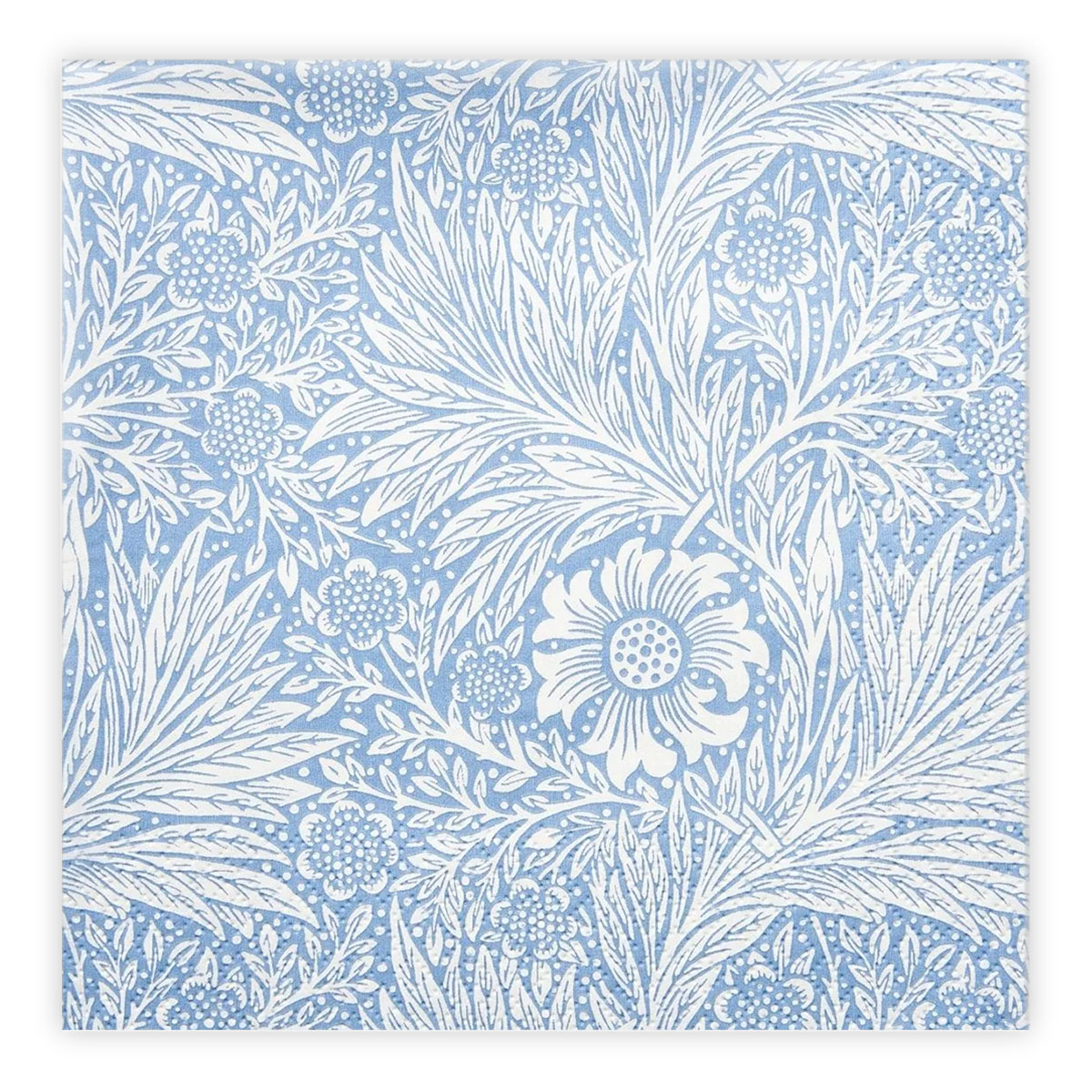 Matservetter 20p William Morris Marigold ljusblå 040412 Matservetter 20p William Morris Marigold ljusblå 040412