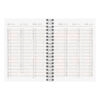 Almanacka A6 Pastel Marble 2026 uppslag 6