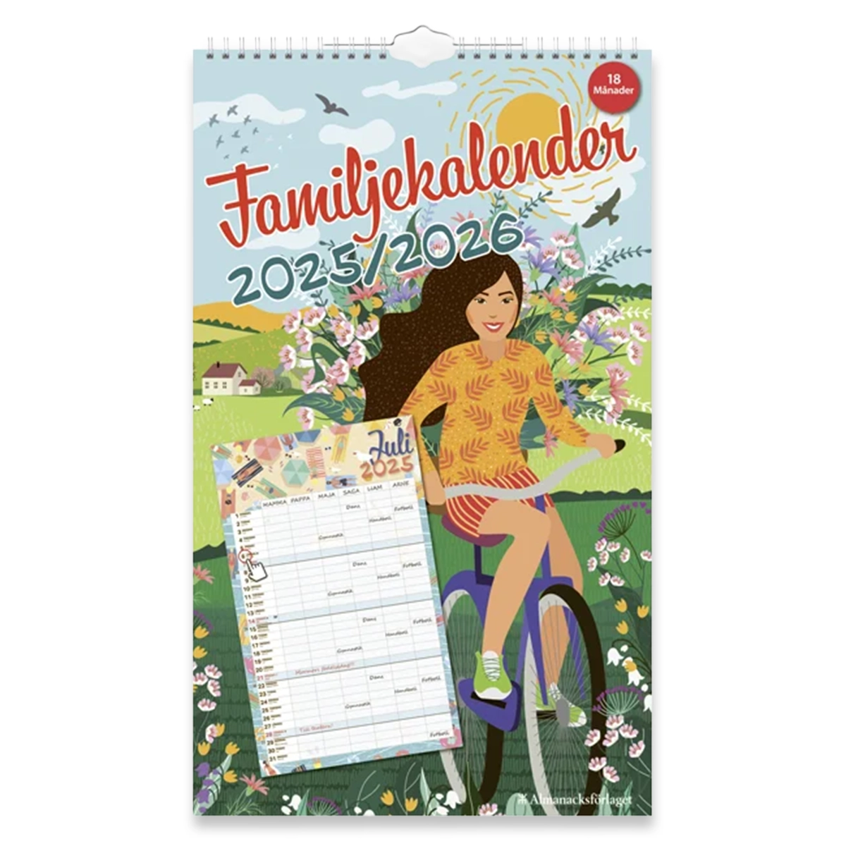 Familjekalender 6 kolumner 18 mån 2025 - 2026 Familjekalender 6 kolumner 18 mån 2025 - 2026