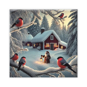Kaffeservetter 20p Tomte Domherrar