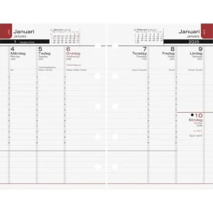 Systemkalender Aplan Mini Executive 2025-2026 18 mån