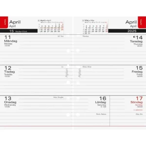 Systemkalender Aplan Pocket Classic 2025-2026 18 mån