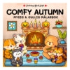 Cozy Målarbok Comfy Autumn
