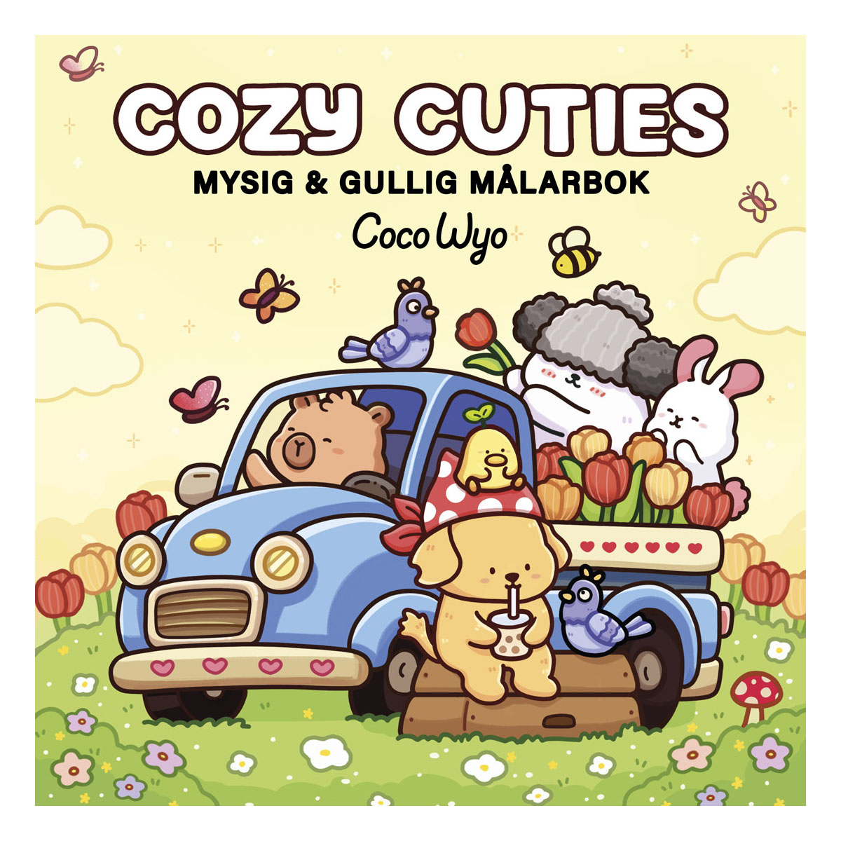 Cozy Målarbok Cozy Cuties Cozy Målarbok Cozy Cuties