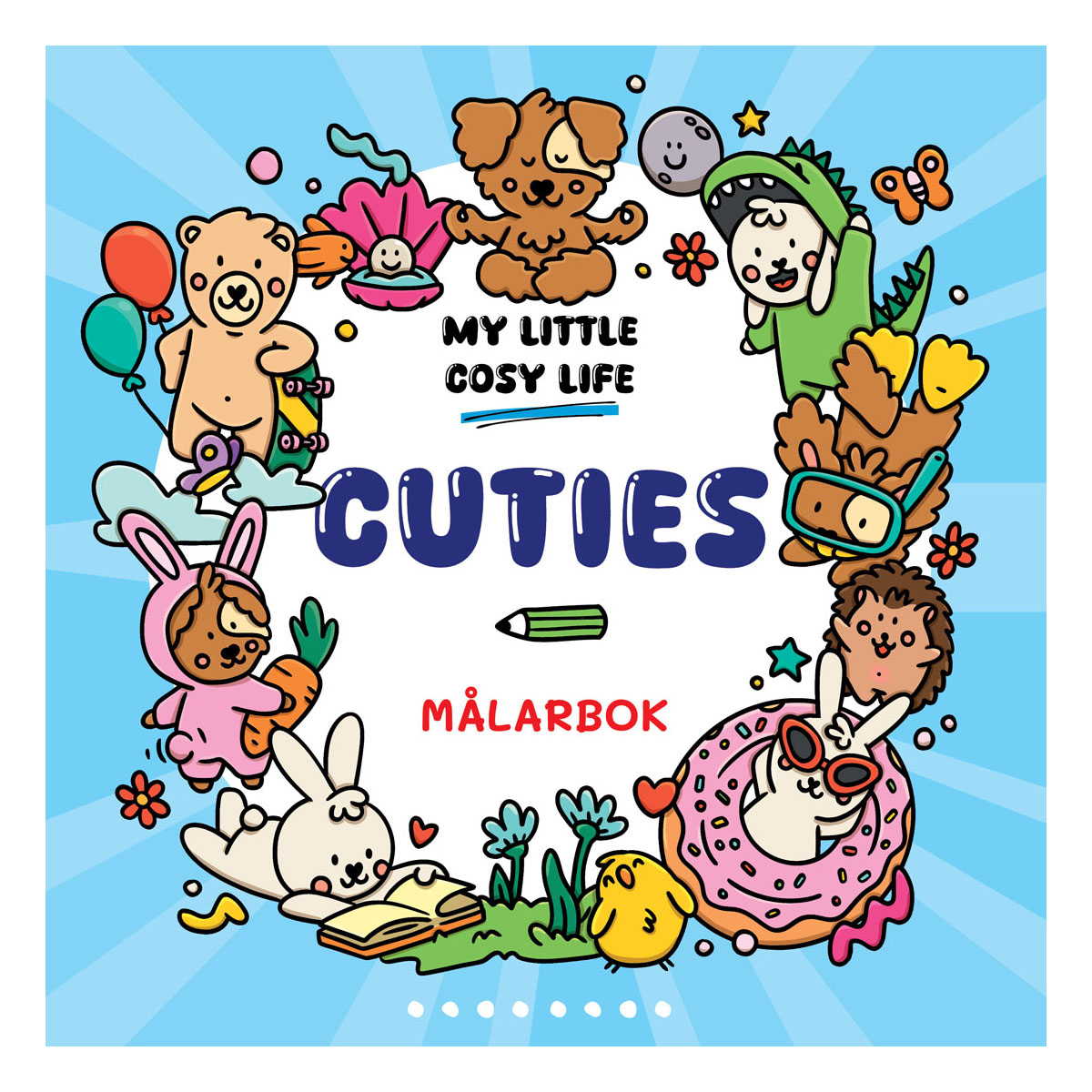 Cozy Målarbok Cuties