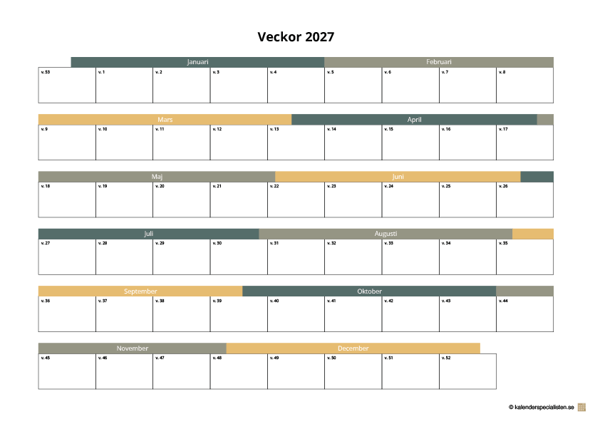 veckor 2027 bild