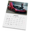 Väggkalender Corvette 2026 uppslag