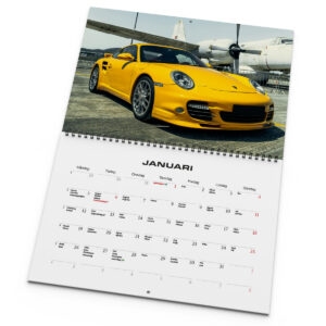 Väggkalender Porsche 2026 uppslag